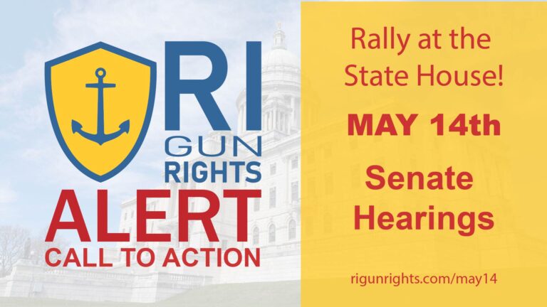Mobilize for Gun Rights: Rhode Island Senate Judiciary Hearing